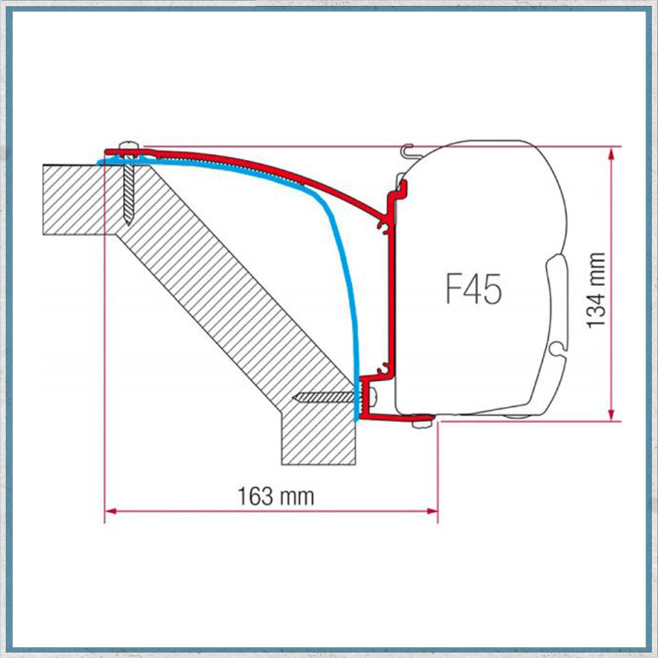 Fiamma F45 Adapter Kits for Motorhomes (Various options available for different vehicles)-Camper Interiors