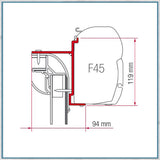 Exterior Parts Product Type - Fiamma F45 Adapter Kits For Motorhomes (Various Options Available For Different Vehicles)