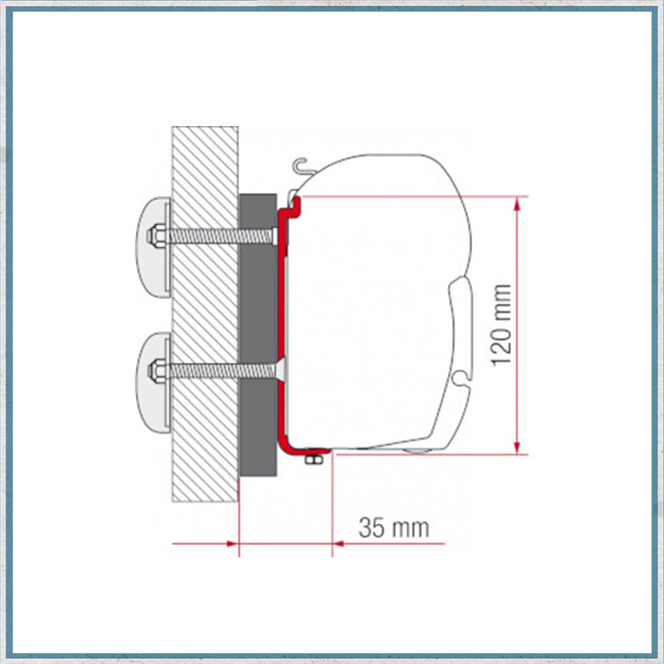 Fiamma F45 Adapter Kits for Motorhomes (Various options available for different vehicles)-Camper Interiors