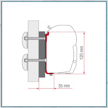 Fiamma F45 Adapter Kits for Motorhomes (Various options available for different vehicles)-Camper Interiors