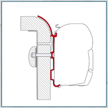 Fiamma F45 Adapter Kits for Motorhomes (Various options available for different vehicles)-Camper Interiors