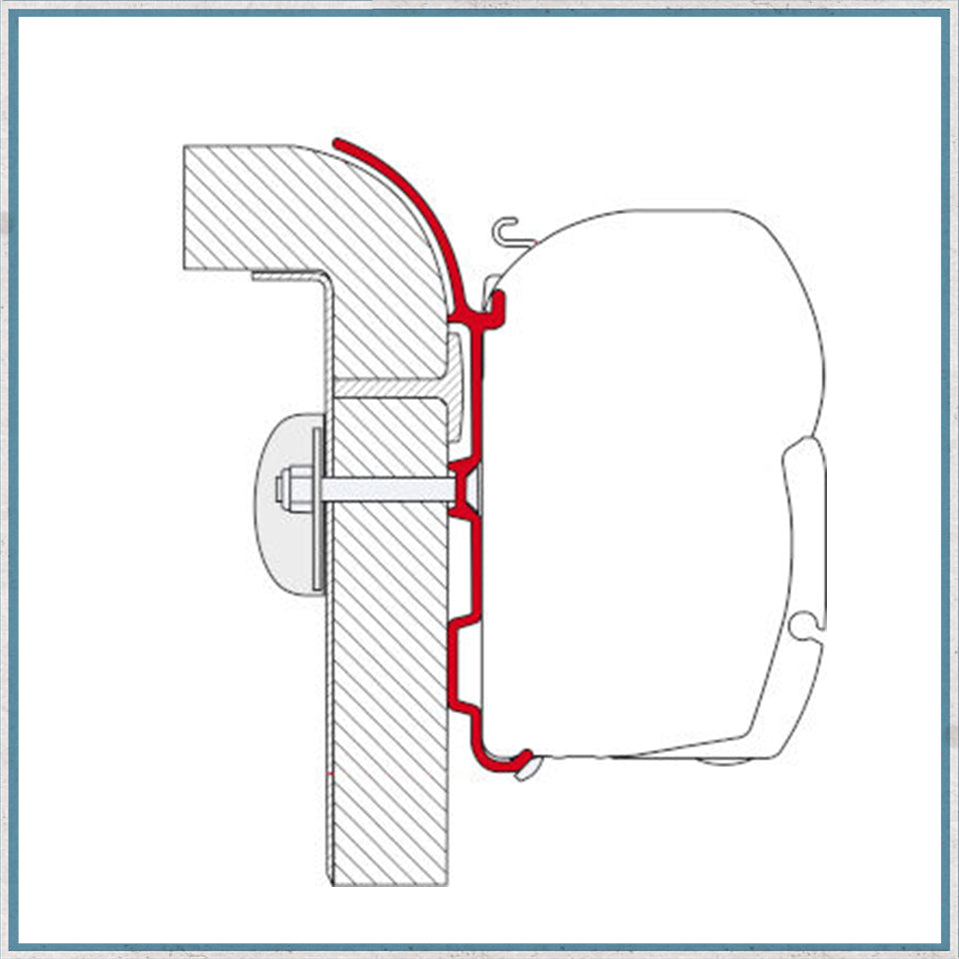 Exterior Parts Product Type - Fiamma F45 Adapter Kits For Motorhomes (Various Options Available For Different Vehicles)