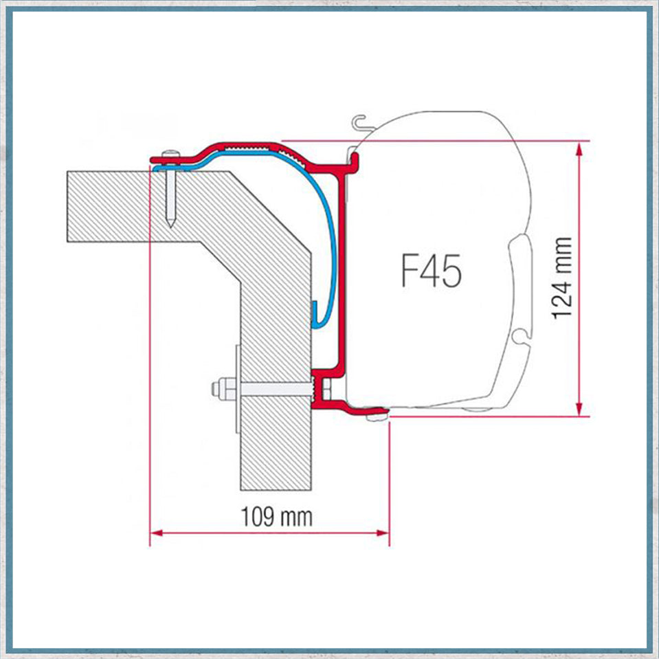 Fiamma F45 Adapter Kits for Motorhomes (Various options available for different vehicles)-Camper Interiors