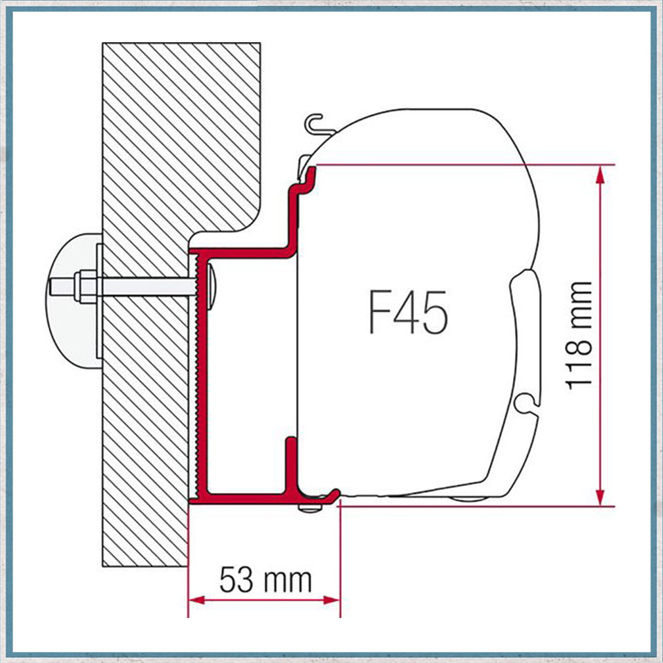 Fiamma F45 Adapter Kits for Motorhomes (Various options available for different vehicles)-Camper Interiors