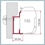 Exterior Parts Product Type - Fiamma F45 Adapter Kits For Motorhomes (Various Options Available For Different Vehicles)