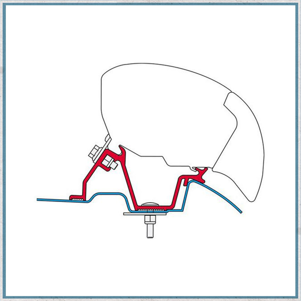 Fiamma Bracket Kit for Vans F80/F65 Awning (Various Models Available)-Camper Interiors