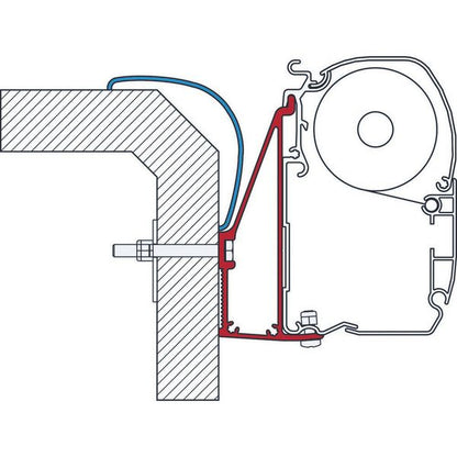 Fiamma F45 Adapter Kits for Motorhomes (Various options available for different vehicles)-Camper Interiors