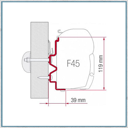 Fiamma F45 Adapter Kits for Motorhomes (Various options available for different vehicles)-Camper Interiors