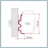 Exterior Parts Product Type - Fiamma F45 Adapter Kits For Motorhomes (Various Options Available For Different Vehicles)