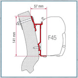 Exterior Parts Product Type - Fiamma F45 Adapter Kits For Motorhomes (Various Options Available For Different Vehicles)