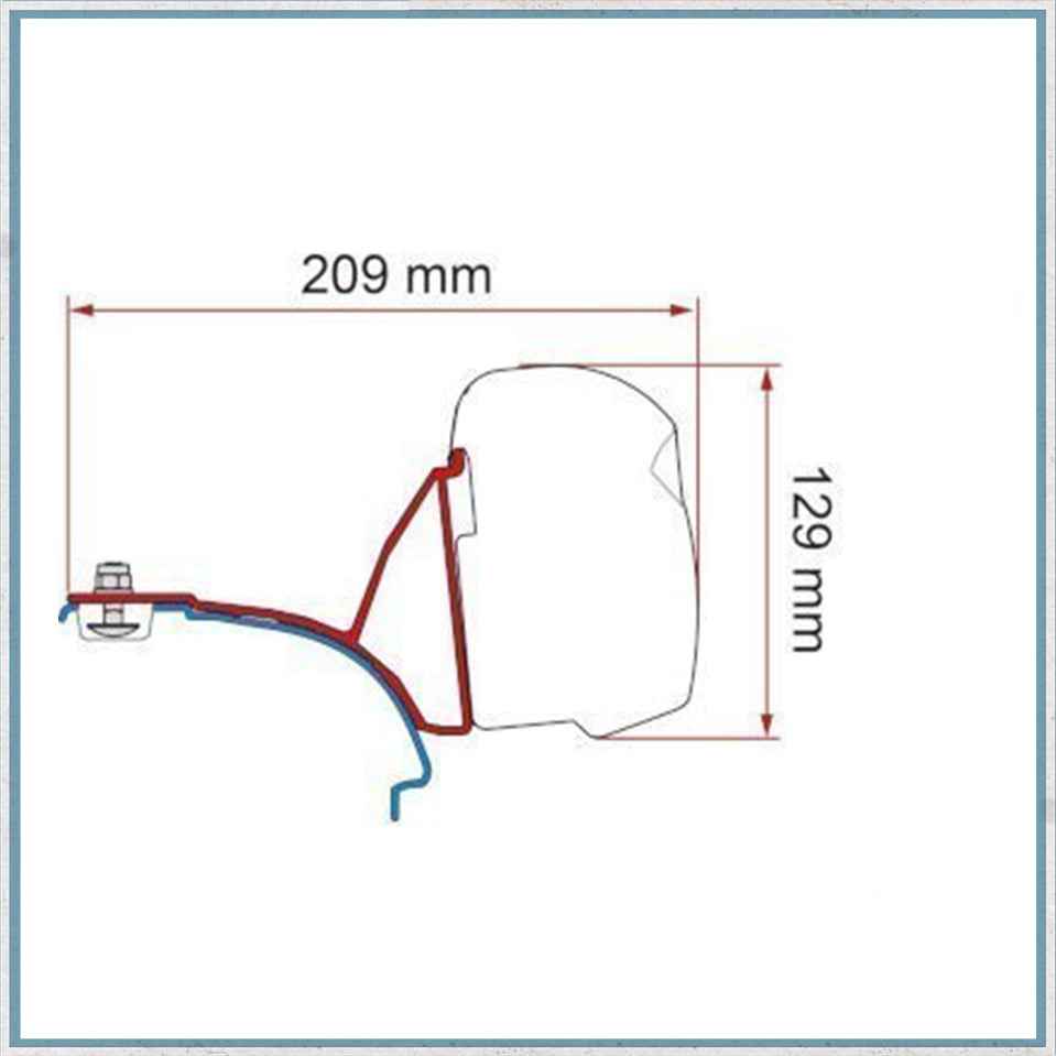 Fiamma F43 Adapter Kits for VW Vans (Various options available for different vehicles)-Camper Interiors