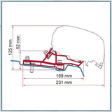 Exterior Parts Product Type - Fiamma Bracket Kit For Vans F80/F65 Awning (Various Models Available)