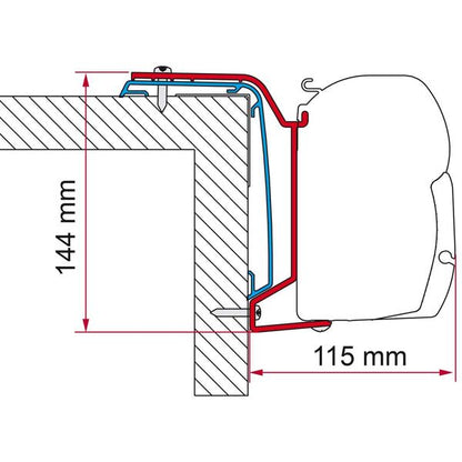 Fiamma F45 Adapter Kits for Motorhomes (Various options available for different vehicles)-Camper Interiors