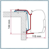 Exterior Parts Product Type - Fiamma F45 Adapter Kits For Motorhomes (Various Options Available For Different Vehicles)