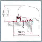 Fiamma Adapter Kit For Caravans F80/F65 Awning (Different Caravan Models Available)