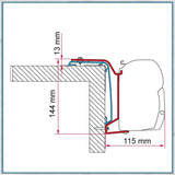 Exterior Parts Product Type - Fiamma F45 Adapter Kits For Motorhomes (Various Options Available For Different Vehicles)