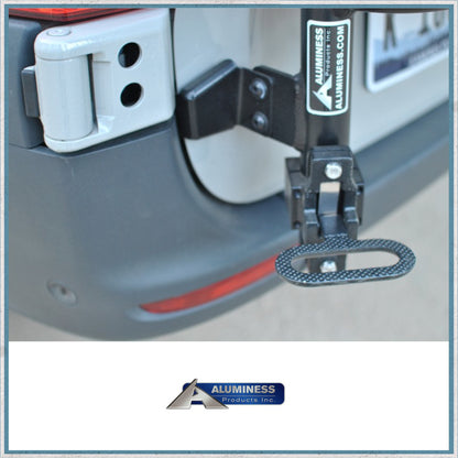 Aluminess 2019+ Mercedes Sprinter Rear Door Ladder/Tyre Combo-Camper Interiors