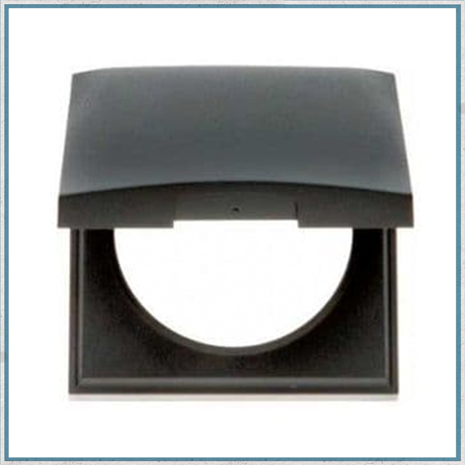 Berker Outer Hinged Socket Cover - Anthracite