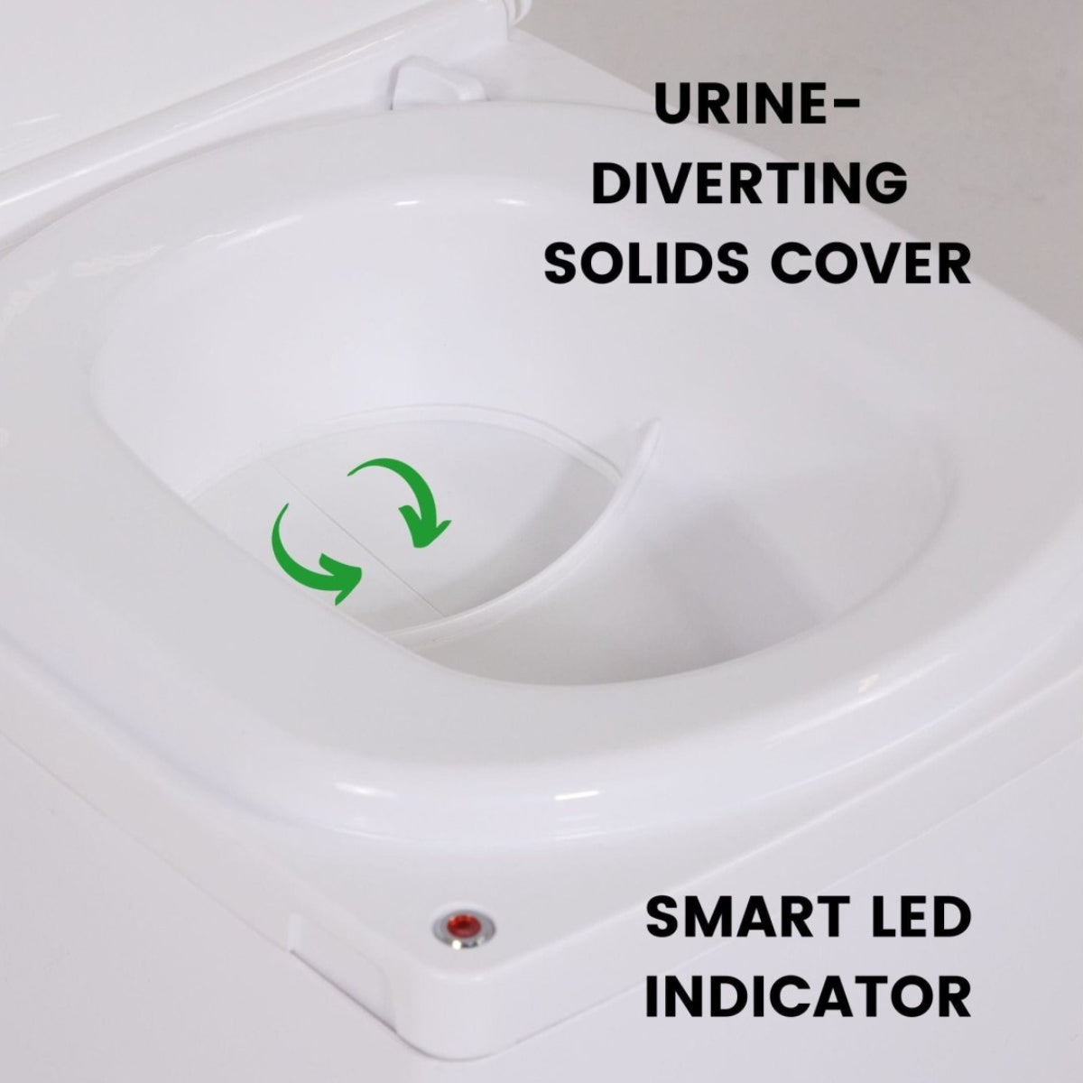 compocloset Urine diverting modesty cover