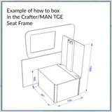 Double Seat Frame For 2107 Onwards VW Crafter/MAN TGE