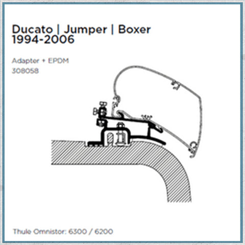 Exterior Parts Product Type - Thule Ducato Boxer 1994-2006 Awning Bracket