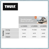 Exterior Parts Product Type - Thule Ducato H2 Lift Roof LED Awning Bracket