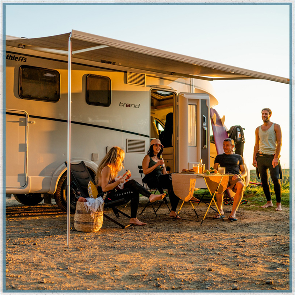 Fiamma F45S Awning on a Motorhome