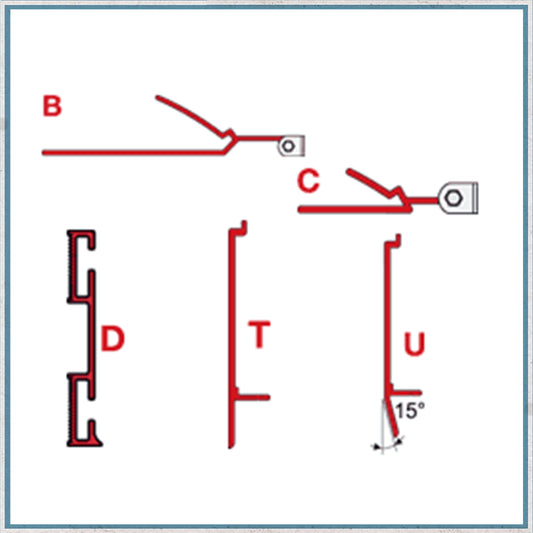 Fiamma adapters F45/F45S B/C/D/T/U-Camper Interiors