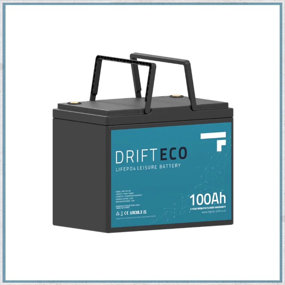 Lithium Leisure Battery - Fogstar Drift ECO 12v 100Ah-Camper Interiors