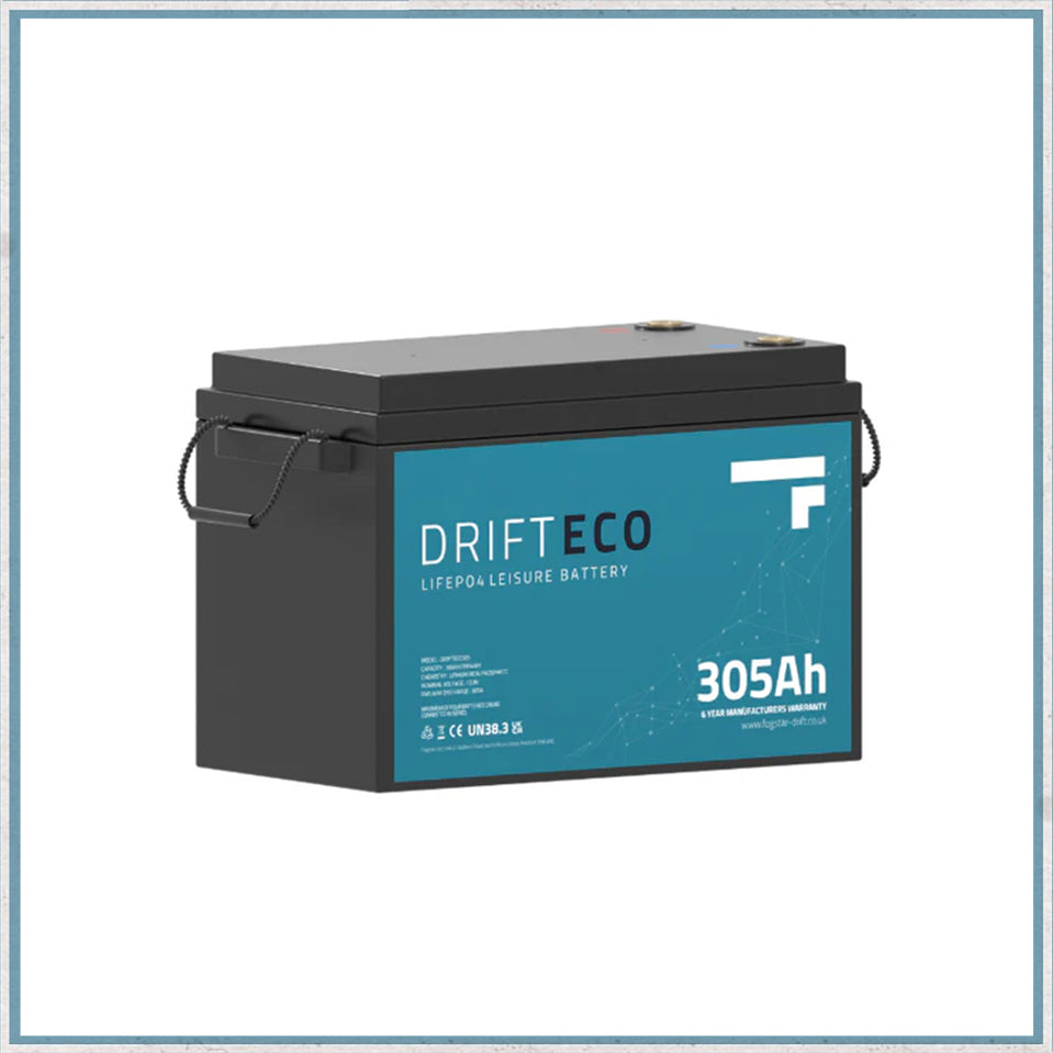 Lithium Leisure Battery - Fogstar Drift ECO 12v 305Ah-Camper Interiors