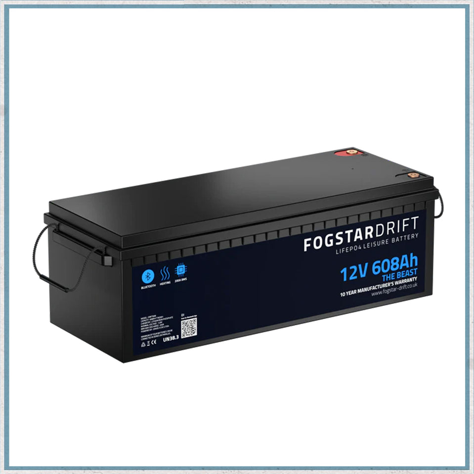 Lithium Leisure Battery - Fogstar Drift 12v 608Ah-Camper Interiors