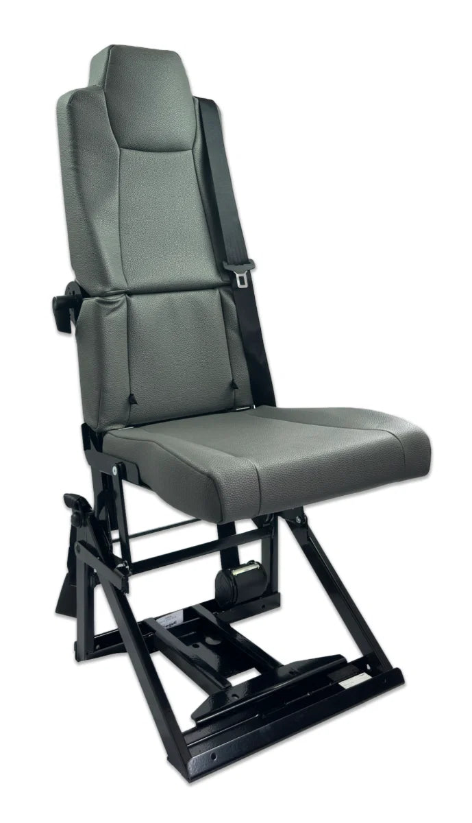 Aguti folding seat in open position