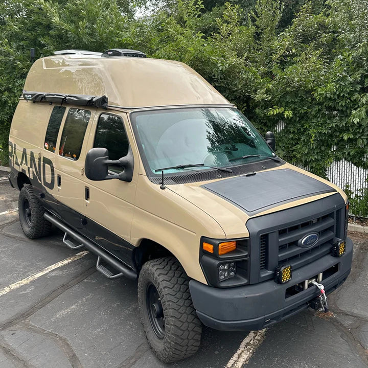 Ford Transit Cargo Lensun 45W Hood/Bonnet Flexible Solar Panel