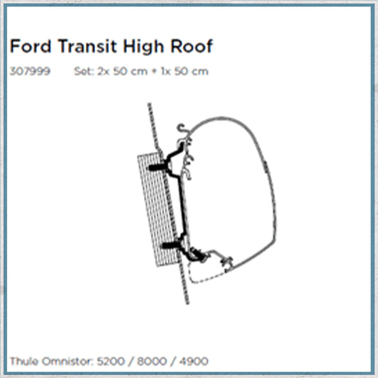 Thule Ford Transit High Roof Awning Bracket-Camper Interiors