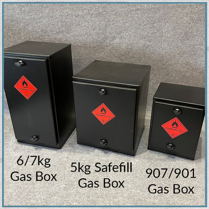 5kg  Safefill Gas Safety Locker/Box-Camper Interiors