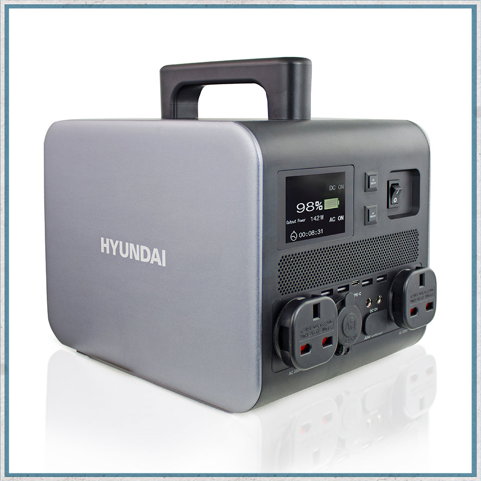 Hyundai HPS-300 Portable Power Station & Protective Carry/Shoulder Bag-Camper Interiors