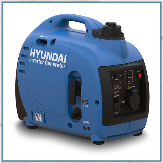 Hyundai 1000W Portable Petrol Inverter Generator | HY1000Si-Camper Interiors