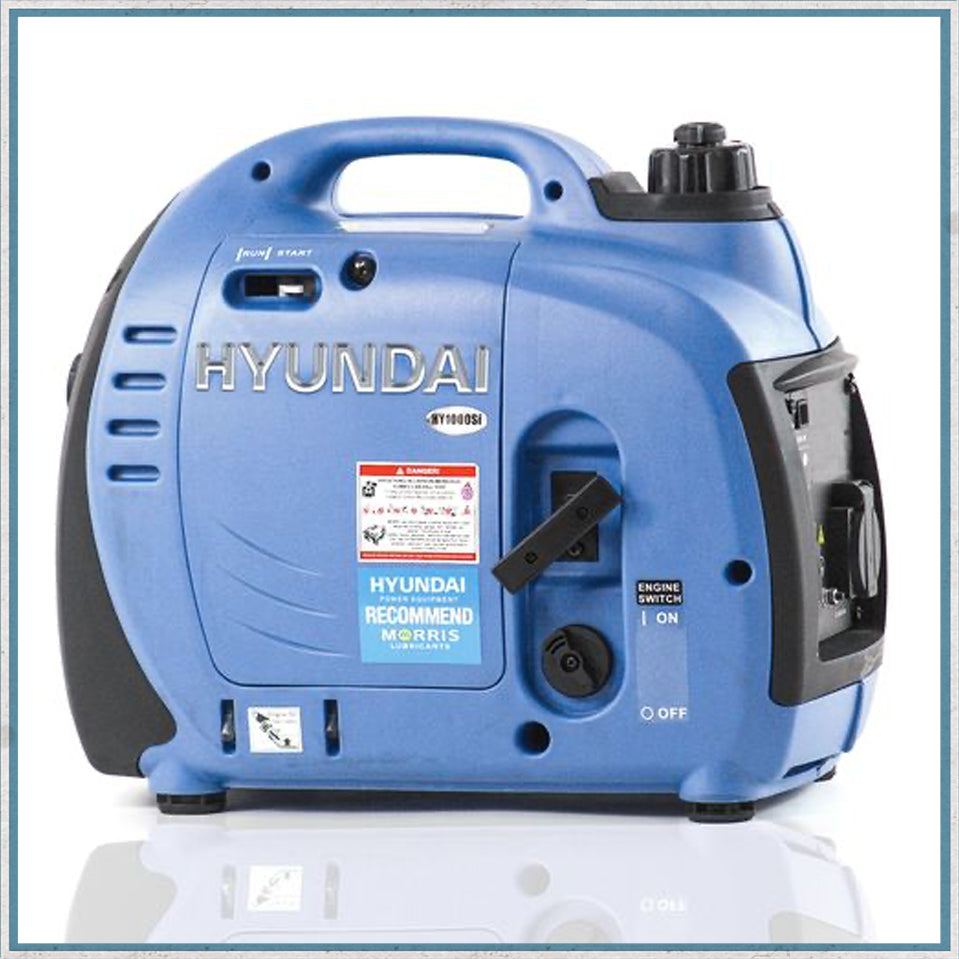 Hyundai 1000W Portable Petrol Inverter Generator | HY1000Si-Camper Interiors