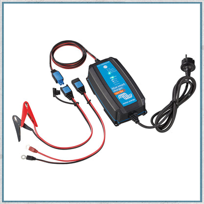 Victron Blue Smart IP65 Charger 12/15 (1 Output) 120V with DC Connector-Camper Interiors