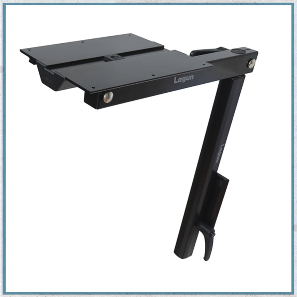 Lagun Swivelling Table Leg System - Carbon Black-Camper Interiors