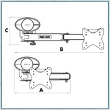 Lippert Lotus 2 LCD TV Bracket - Wall Mounted