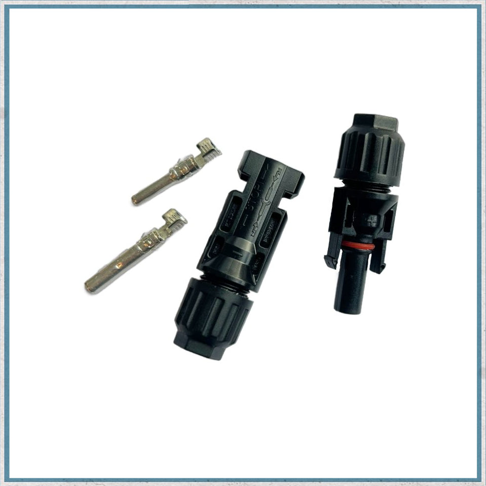 MC4 DC Solar Cable Connectors Male & Female - 2.5mm² to 6.0mm²-Camper Interiors