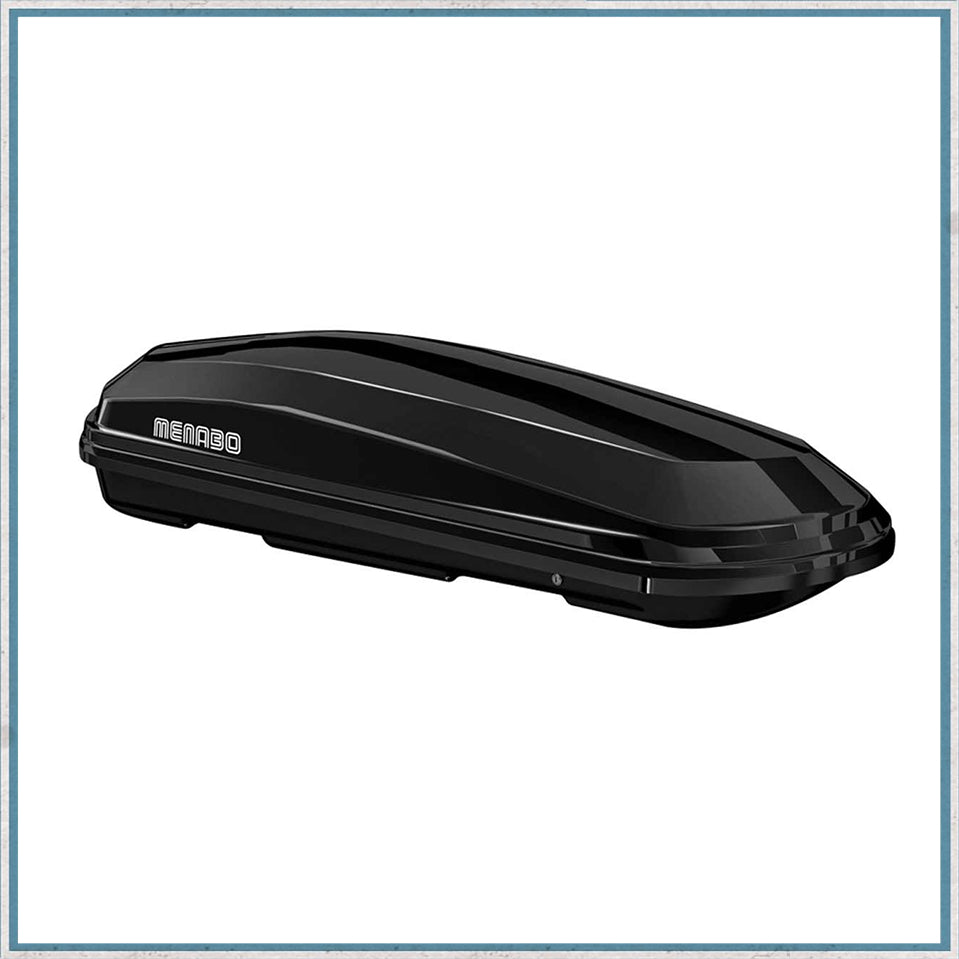 Menabo Diamond - Black Roof Box with Duo Opening - 450L / 500L-Camper Interiors