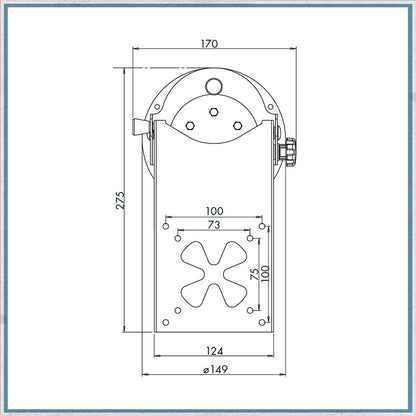 Lippert Primula LCD TV Bracket - Ceiling Mounted-Camper Interiors