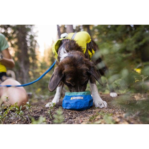 Ruffwear Trail Runner™ Ultralight Dog Bowl in Blue Pool-Camper Interiors