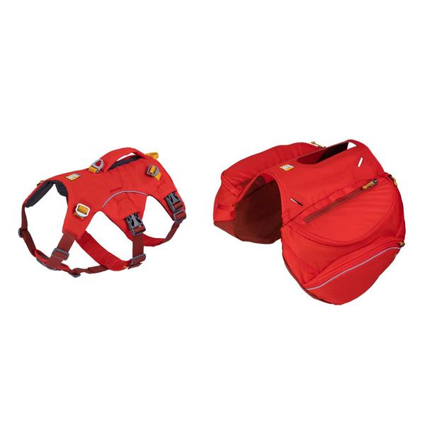 Ruffwear Palisades™ Dog Backpack in Red Sumac-Camper Interiors