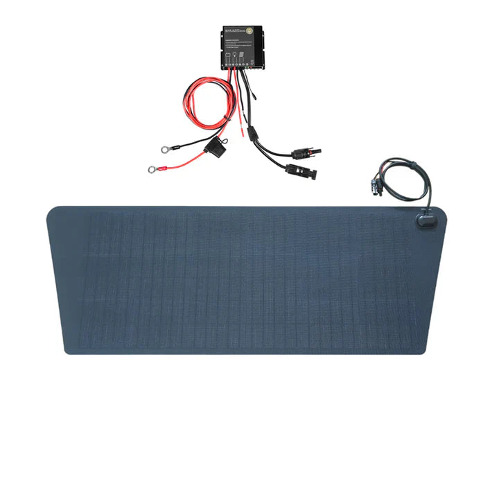 Renault Master Lensun 80W Bonnet Solar Panel and solar controller