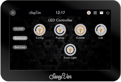 SavvyVan SavvyLights - LED Driver display