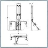 Double Seat Frame For 2107 Onwards VW Crafter/MAN TGE