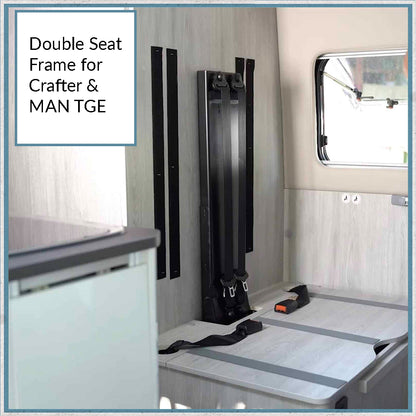 Double Seat Frame for 2107 Onwards VW Crafter/MAN TGE-Camper Interiors